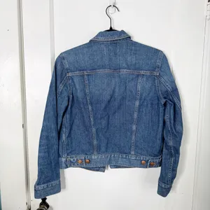 Madewell The Shrunken Stretch Jean Denim Jacket Classic Style Layering Blue S thumbnail 12