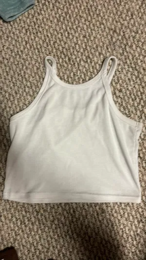 White Crop Top thumbnail 1