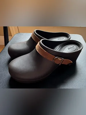 Crocs Sarah Clog Mule Dual Comfort Espresso 203631 Womens Size 7 thumbnail 4