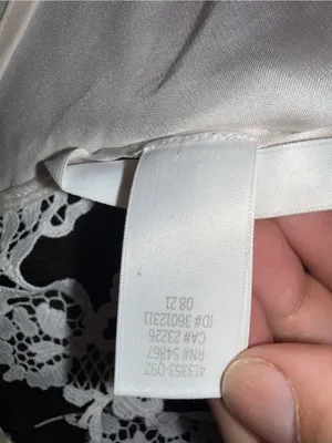 Victoria's Secret White Satin Chemise with Lace Back Slip Dress thumbnail 6