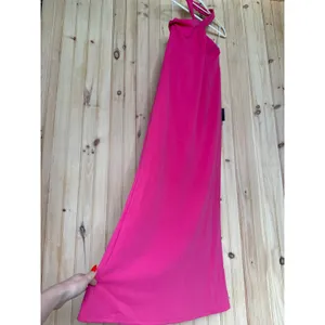 NWT Lulus Mesmerizing Perfection Pink Halter Neck Backless Maxi Dress Gala Sz XL thumbnail 5