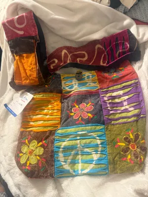 Hobo International NWT Handmade From Nepal Boho Bag! thumbnail 1