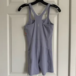 Free People FP Movement Never Better Runsie - Size XS -‎ Platinum/Light Lavender thumbnail 7
