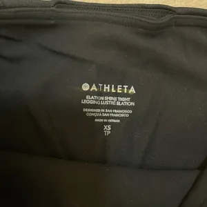 Athleta elation shine tight in black women’s size XS thumbnail 7