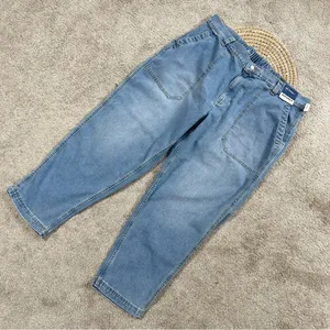 NWT Old Navy High-Waisted OGC Chino Tapered Straight Pants in Medium Wash XL thumbnail 4