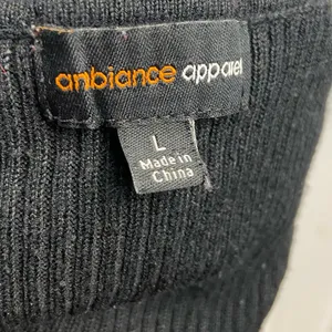 Turtleneck Sweater Black Ambiance Apparel Large Stretch thumbnail 7