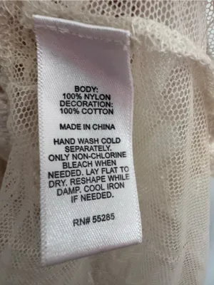 Express Lace Overlay Ivory Tank Top thumbnail 4