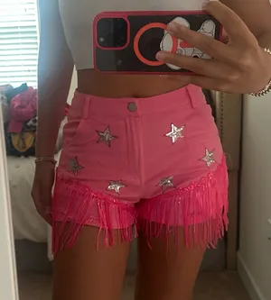Fantastic Fawn Pink Jean Short thumbnail 2