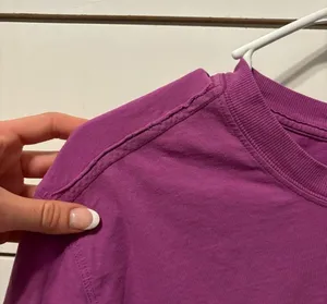 Lululemon All Yours Cropped T-Shirt Vivid Plum thumbnail 5