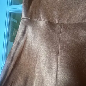 BIRDY GREY Kira copper satin 1 shoulder bridesmaid bridal maxi dress NWOT Medium thumbnail 10