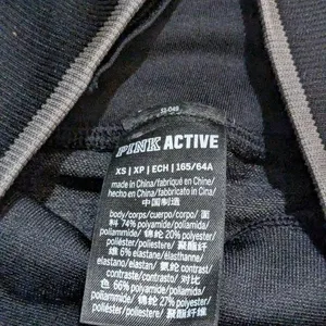 PINK Victoria's Secret Black Leggings Size X-Small thumbnail 4