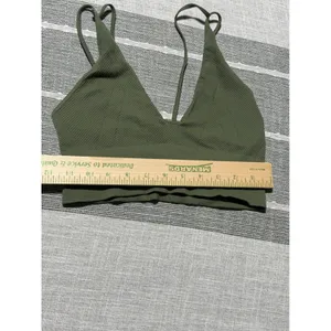 Free People Movement Happiness Runs Strappy Back Brami Olive Green XS/S thumbnail 2