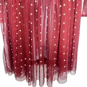 Free People Saya polka dot Sheer Mesh Tulle Baby doll Dress Size S thumbnail 6