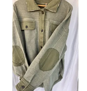 Free People Ruby Jacket Soft Oversized Dolman Quilted Fleece Shacket Size Small thumbnail 8