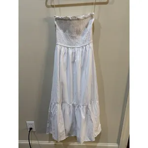 Petal And Pup Richmond Dress Strapless White Smocked Size 4 thumbnail 4