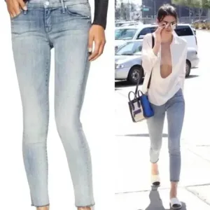 Mother Denim Looker Ankle Fray Jeans‎ in Clear as Day Size 25 thumbnail 2