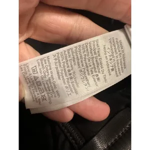 J.Crew Womens Black Faux Leather‎ Straight Leg Pants Mid Rise Size 29 NWOT thumbnail 7