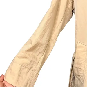 Vince Womens Tan Khaki Belted Nylon Trench Coat V860691416 Size Small thumbnail 4