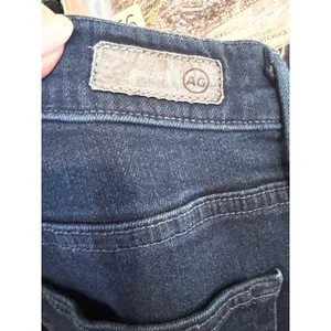 AG Adriano Goldschmied The Farrah Skinny High Rise Jeans Dark Blue 30R DMS1379 thumbnail 7
