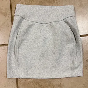 Scuba High-Rise Mini Skirt Heather Grey Size M thumbnail 5