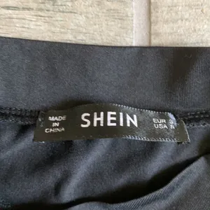 Shein black crop long sleeve with mock neck thumbnail 2