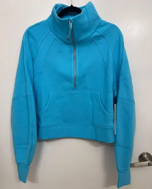 NWT Oversized Funnel-Neck Half-Zip thumbnail 3