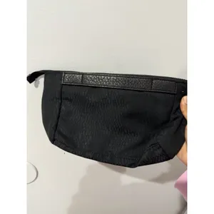 Lululemon Travel Easy Kit‎ Pouch Leather Trim Black L thumbnail 3
