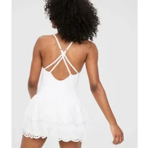 Aerie Offline Real Me Eyelet Lace Mini Skort Exercise Dress Size Small thumbnail 2