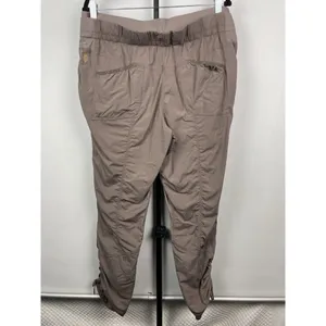 Indygena Nakato Crop Capri Taupe Brown‎ Hiking Outdoor Athletic Pull On Pants XL thumbnail 3
