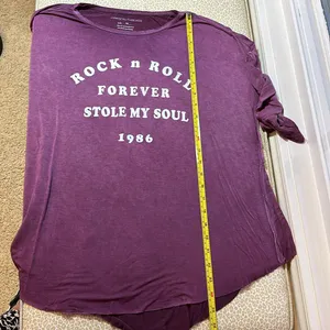 Grayson Threads Rock & Roll Forever Stole My Soul 1986 Tee Shirt thumbnail 10