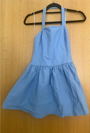 Blue Babydoll Dress thumbnail 1