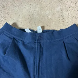 Alo Yoga Road Trip Navy Blue High Waist Pleated Wide Leg‎ Trousers W51342R M thumbnail 4