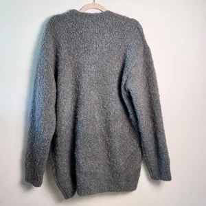 Zara Women’s Blue‎ Wool Blend Cardigan L–XL Soft Cozy Lightweight Button Sweater thumbnail 2