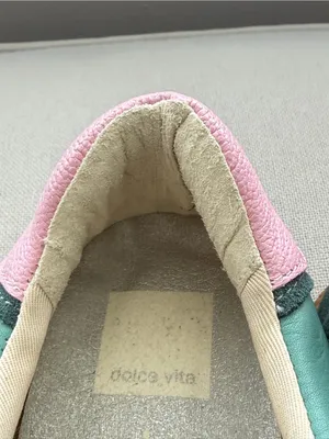 Dolce Vita Green and Pink Lace-Up Sneakers Size 7 thumbnail 8