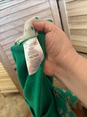 Disney Green Knit Holiday Sweater Medium thumbnail 6