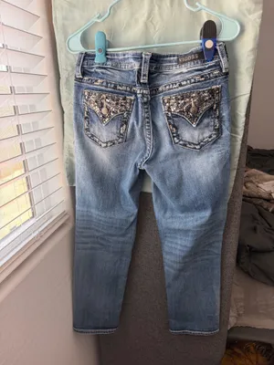 Vigoss Dallas Capri Jeans – Embellished Pockets Size 7/8 thumbnail 6