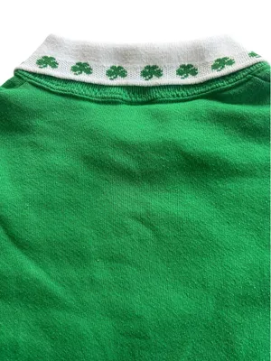 Vintage St. Patrick’s Day Shamrock Pullover Size S Cottage Grandmacore 90s thumbnail 6