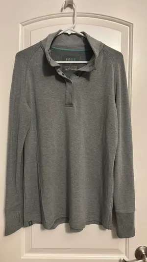 Free Fly Bamboo Pullover Gray Size XL thumbnail 1