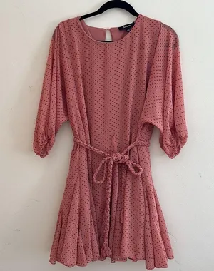 Red Dress Boutique | Polka Dotted Braided Dress thumbnail 3