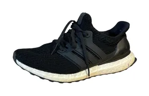Adidas Ultra Boost Black Low Top Lace Up Athletic Running Sneakers Shoes Size 9 thumbnail 1
