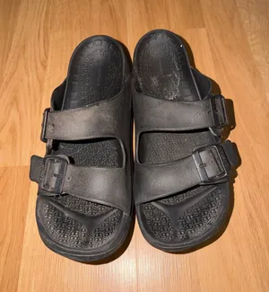 Gravity Defyer G-Defy Black Slide Sandals Dual Strap Buckle Comfort Men Size 11 thumbnail 1