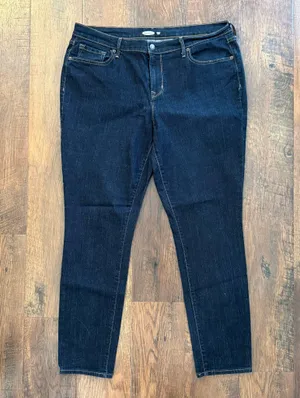 OLD NAVY Curvy Skinny blue jeans, plus size 14 thumbnail 1