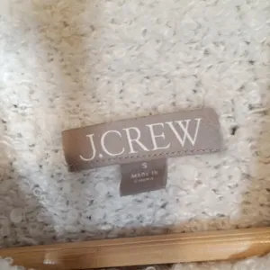 J. Crew Roll Neck Turleneck Sweater In Boucle Yarn White Long Sleeve Sz Small thumbnail 2