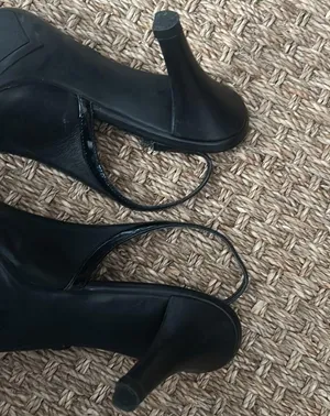 VAN Eli Black Clasp Kitten‎ Heels Size 9 thumbnail 5