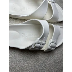 Birkenstock Arizona EVA Sandals White Slip On Water Resistant Size 38 thumbnail 6