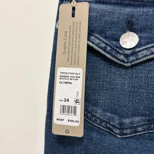 Hudson Barbara‎ High-Rise Bootcut w/ Flap Jeans Sz.24 NWT thumbnail 11