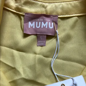 Show Me Your MuMu Yellow Button Down Shirt thumbnail 2
