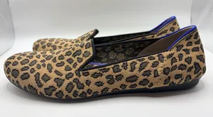 Rothy’s The Loafer Leopard Animal Print Knit Slip On Comfort Flats Women 7 thumbnail 1