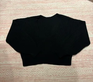 Women’s black sweater Size M thumbnail 2
