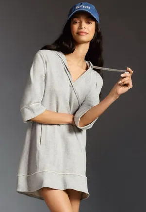Daily Practice gray hoodie casual dress Anthropologie‎ sport thumbnail 1